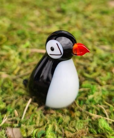 Small Glass Puffin