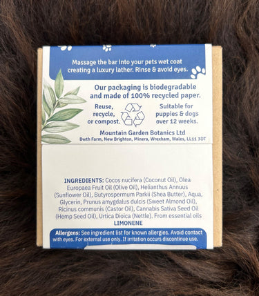 Mountain Garden Botanics Pet Shampoo Bar