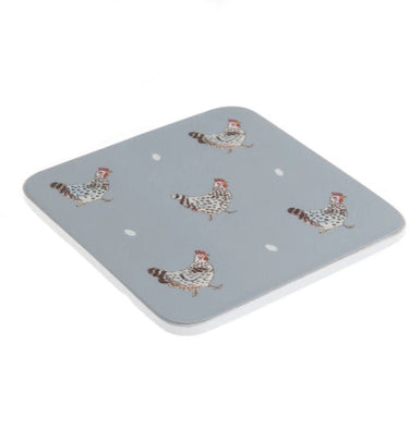 Sophie Allport Chicken Coasters - Set of 4