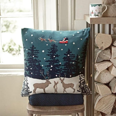 Sophie Allport Home For Christmas Knitted Statement Cushion