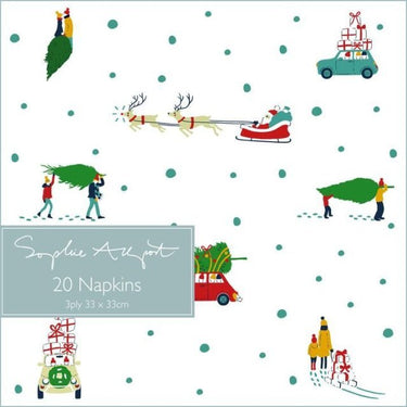 Sophie Allport Home For Christmas Paper Napkins