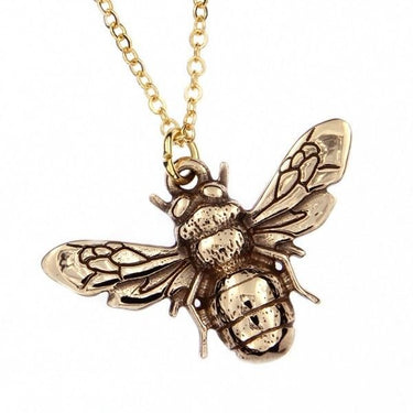 St Justin Bronze Bee Pendant