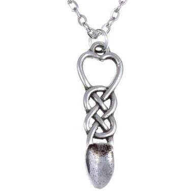 St Justin Pewter Lovespoon Pendant