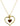 St Justin Red Heart Pendant
