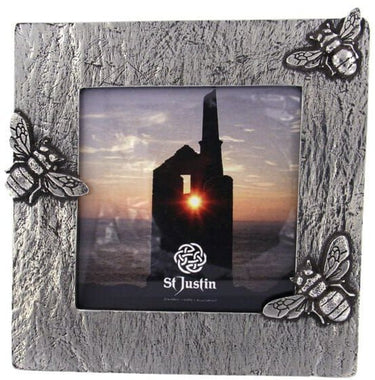 St Justin Slate Effect Bee Photo Frame