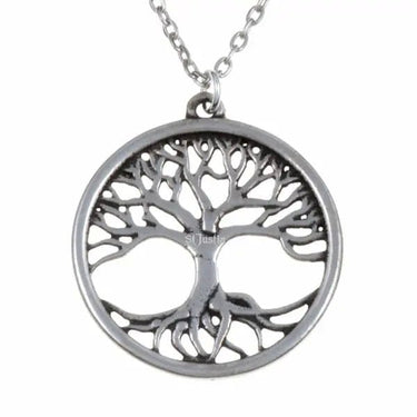 St Justin Tree of Life Pendant on 18' Trace Chain