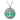 St Justin Tree of Life Pendant with Green Glitter Enamel