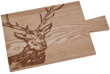 Stag Serving Board in Wood