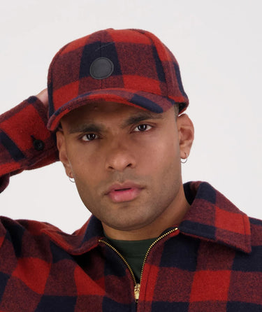 Swanndri Wool Check Baseball Cap