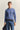 GANT Classic Cotton C-Neck Jumper - Denim Blue Melange