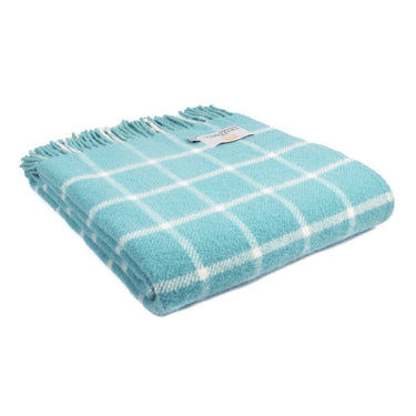 Tweedmill Chequered Wool Throw 150 x 183cm