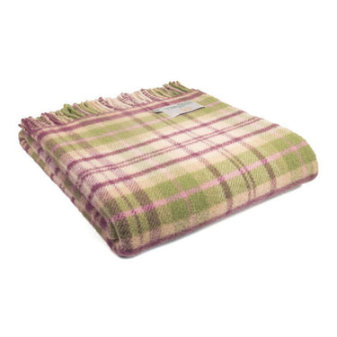 Tweedmill Cottage Check Wool Throw 150 x 183cm