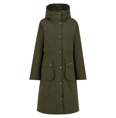 Barbour Bamburgh Waterproof Jacket in Olive/Classic