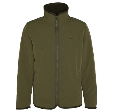 Barbour Men's Reversible Fleece Jacket in Fern