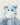 Warmies 3D Short Hot Water Bottle - Blue Kitten