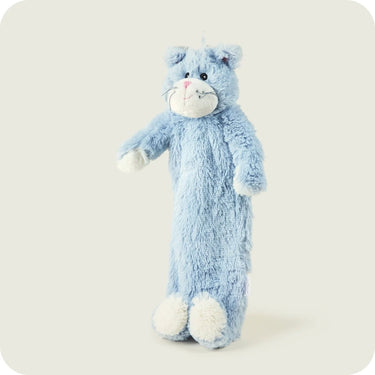 Warmies 3D Short Hot Water Bottle - Blue Kitten