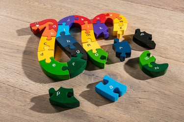 Wooden Alphabet Snake Jigsaw