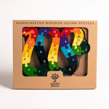 Wooden Alphabet Snake Jigsaw