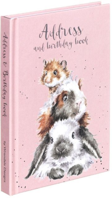 Wrendale Address and Birthday Book Piggy in the Middle