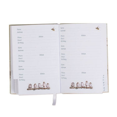 Wrendale Designs 'Birds of a Feather' Owl Address Book