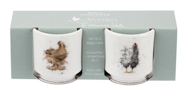 Wrendale Designs Chickens Egg Cups Set of 2